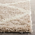 thumbnail image 6 of SAFAVIEH Dallas Logan Geometric Shag Area Rug, Beige/Ivory, 8' x 10', 6 of 6