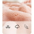 thumbnail image 3 of Taibuwu Cozy Thick Fuzzy Faux Rabbit Fur Throw Blanket, Double Sided Luxury Comfy Cute Furry Bubble Blanket for Winter, Plush Warm Shaggy Fluffy Small Blankets for Sofa Bed(50"*60"), 3 of 10