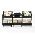thumbnail image 6 of Crosley Furniture Liam 3-Piece Record Player Stand And Vinyl Storage Set, 6 of 10