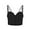 Black, variant on Gustave Women Summer Crop Tank Tops Spaghetti Strap Cami Shirts Sleeveless Front Zip Padded Camisole Sexy V Neck Clubwear Blouses "Blue"