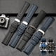thumbnail image 5 of Correa de reloj de caucho fluorado de 20 mm y 22 mm para Rolex Tissot Omega Seiko, correa de reloj para Huawei Samsung, correa deportiva negra y azul, 5 of 5