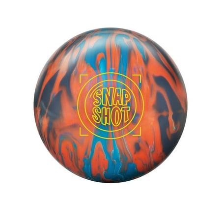 Radical Snapshot Hybrid Bowling Ball - Teal/Orange/Grey 14lbs