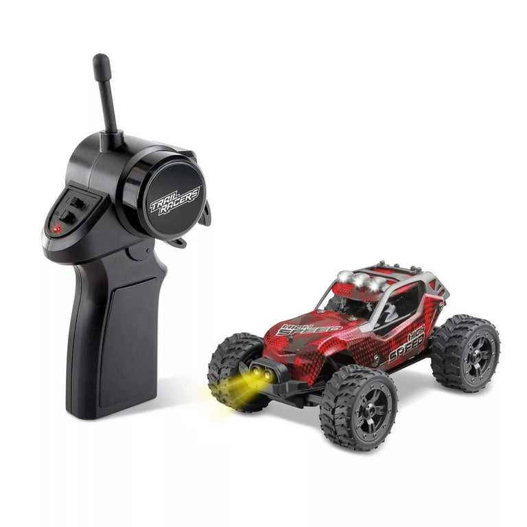 Trail Racers Red 4x4 High Speed Off-Road RC - 1:32 Scale, Radio