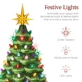thumbnail image 3 of Árbol de Navidad Best Choice Products de cerámica de 18 pulgadas con LED, 3 of 7