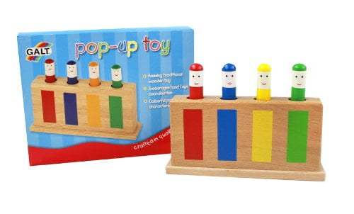 wooden pop up toy