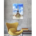 thumbnail image 2 of cuadro decorativo paris watercolor lienzo by suma 1 pieza 40 X 60 CM, 2 of 2