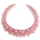 thumbnail image 2 of Unique Women Pearl Hairbands Baroque Sponge Headbands Stylish Headdress, 2 of 4