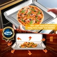 thumbnail image 3 of 11.7" × 11.7" Baking Pan for Compact Smart Oven，Food Grade Non-stick Toaster Oven Replacement Parts Accessories Compatible with Mini Smart Toaster Oven, Dishwasher Safe, 3 of 7
