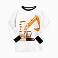 thumbnail image 6 of Gibobby Boy Outfits Fall Winter Printed Cute Printed Long Sleeve Outwear Clothing Sets 1T 2T 3T 4T Toddler Boys Outfit Sets(7-8 Years,White), 6 of 7