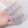 thumbnail image 3 of 5Pairs Lace Ankle Socks For Women - Ruffle Socks Women,Fishnet Ankle Women Socks, 3 of 9