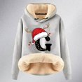 thumbnail image 4 of WILLBEST Sudadera con Capucha y Estampado Navideño de Mujer, con Espalda de Lana, Cálida, de Lana, Ideal para El Invierno Modelo 1106 XX-Grande, 4 of 4