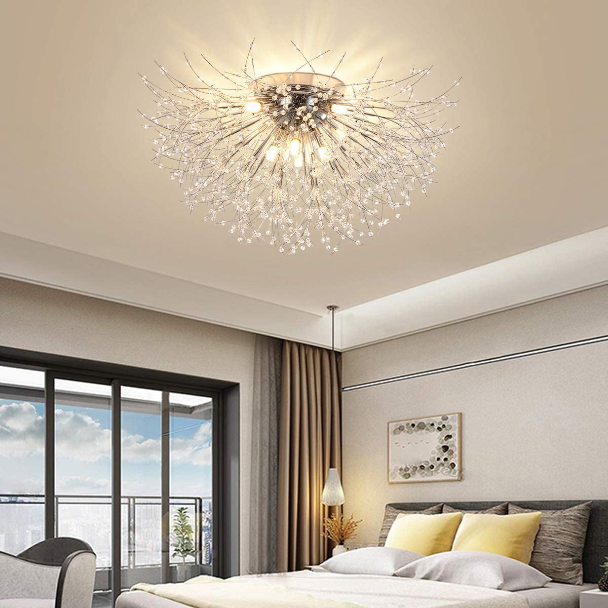 Sputnik Firework Chandeliers, LED 