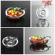 thumbnail image 4 of Juego de 6 bandejas de almacenamiento, platos de vidrio transparente creativos para salsas y platos para servir, 4 of 8