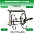 thumbnail image 3 of Metal Wall Mounted Hose Reel - Hammertone Grey, 200ft Capacity, 3 of 7