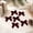 💖 Wine_Base#151, variant on Burgundy Velvet Bow Christmas Tree Ornament Hanging Decoration for Wreaths and Garlands