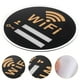 thumbnail image 2 of Exquisito letrero acrílico de wifi, útil adhesivo de pared, recordatorio de contraseña de wifi (15 x 15 cm), 2 of 5