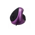 thumbnail image 1 of Optical Vertical Mouse Ergonomic Wired Mouse USB Mice 5 Button for PC Laptop(Purple), 1 of 7