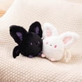 thumbnail image 4 of QLUEWX Halloween Bat Plush Toy, 7.87 Inch Cute Fluffy Stuffed Bat Animal Soft Bat Plushie Doll for Halloween Decor Party Favors Birthday Gifts for Kids Girls Boys Toddlers, Black, 4 of 5