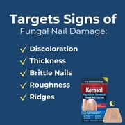 Kerasal Nighttime Renewal Fungal Nail Patches, 3 Pack, 42 Count