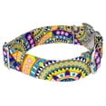 thumbnail image 6 of Country Brook Petz® 1 1/2 inch Premium Yellow Boho Mandala Dog Collar, Large, 6 of 7