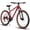 Red, variant on A27312 Mountain Bike 27.5 Inch Wheels, 21-Speed Mens Womens Trail Commuter City Mountain Bike, Aluminium Frame Disc Brakes Thumb Shifter Front Fork Bicycles