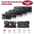 thumbnail image 3 of Labymos Car Inverter 3000W 4000W 5000W 12V/24V 110/220V DC to AC Power Inverter Dual Led, 3 of 8