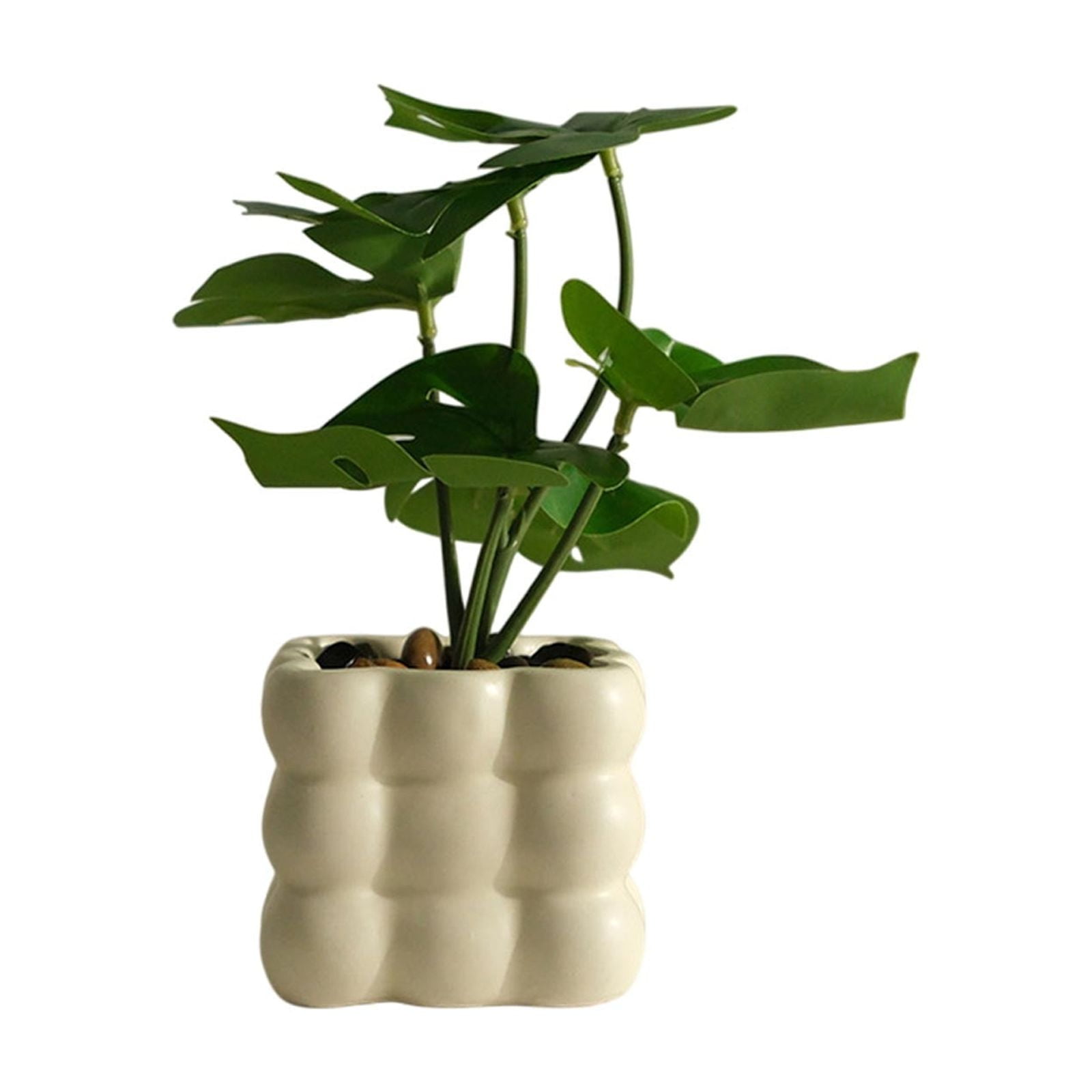PBAZIH Artificial Potted Plants Simulation Greenery Ornament Bionics Fake Flowers for Home Office Desk Decor Indoor Bonsai Decoration Low Maintenance Stress-Free Nature-Inspired Accents