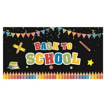 Yhmxh Classroom Welcome Banner, Poster Back to School Banner Decoration Inspirational for Teacher Students, Educational Classroom Bulletin Board Ornaments Supplies for Classroom