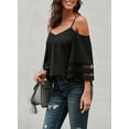 thumbnail image 4 of ONLYSHE Blouses for Women Pleated Short Sleeve Tank Tops Dressy Casual Summer Shirts, 4 of 6
