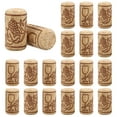 thumbnail image 3 of Shisuyan BESTONZON 100pcs Natural Wine Corks Natural Cork Stoppers Craft Replacement Corks Wine Sealing Cover for Wine and Beer, 3 of 8