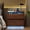 American Walnut, variant on Satifur Modern Fluted Nightstand Set of 2 with Charging Station & 2 Storage Drawer for Bedroom,Light Oak Grain