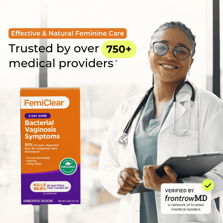 FemiClear Bacterial Vaginosis Symptoms 2-Day Dose Ointment