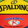 thumbnail image 6 of Spalding Rookie Gear® Soft Grip Multi Color Youth Indoor/Outdoor Basketball 27.5", 6 of 7