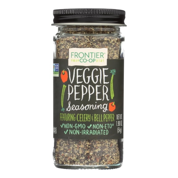 Frontier Herb Veggie Pepper Seasoning Blend, 1.90 Oz