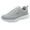 Grey, variant on LEEy-world Running Shoes for Men Men's Light Sneakers Tennis Running Slip-on Shoes Casual Walking Work Cross Training Shoes Fashion Gym Trainer,White