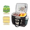 thumbnail image 2 of FORMRS Insulated Cooler Bag 24 Cans Capacity Soft Leakproof Lunch Box with Side Pockets, Beige Moon, 2 of 7