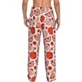 thumbnail image 3 of Xecao Hand Drawn Tomatoes Men's Straight Lounge Pajama Pants: The Ultimate in Comfortable Sleepwear, 3 of 9