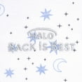 thumbnail image 3 of HALO® SleepSack® Wearable Blanket - 100% Cotton - Midnight Moons-Blue SM, 3 of 3