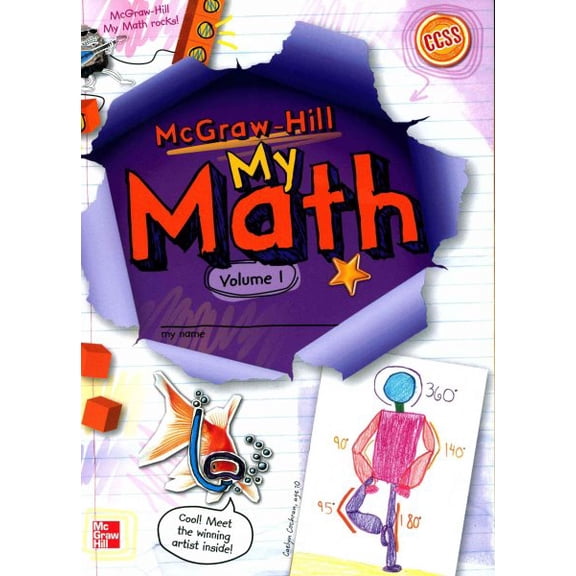 Pre-Owned McGraw-Hill My Math, Grade 5, Student Edition, Volume 1 (Elementary Math Connects) Paperback