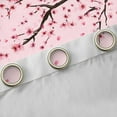 thumbnail image 4 of Manfei Pink Cherry Blossoms Blackout Curtains Set of 2 (52x84 Each) for Girls, Romantic Flower Floral Window Curtains, Japanese Style Curtains and Drapes, Curtains and Drapes Decor, 4 of 6
