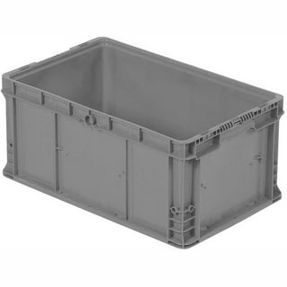Iris USA 13 Quart Stack & Pull Clear Storage Box, Gray, 8 Pack