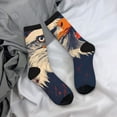 thumbnail image 5 of Hirioo American Bald Eagle A Pattern Adult Middle Tube Socks Breathable Sock Non-Pilling,Contrasting Color Design, 5 of 6