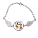 thumbnail image 1 of Símbolo nacional de Kenya el patron de referencia Pulsera pulsera pulsera alas de ángel pulsera, 1 of 3