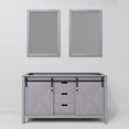 thumbnail image 5 of Lexora Home Marsyas 60" Double Vanity with Mirrors in Dark Gray, 5 of 10