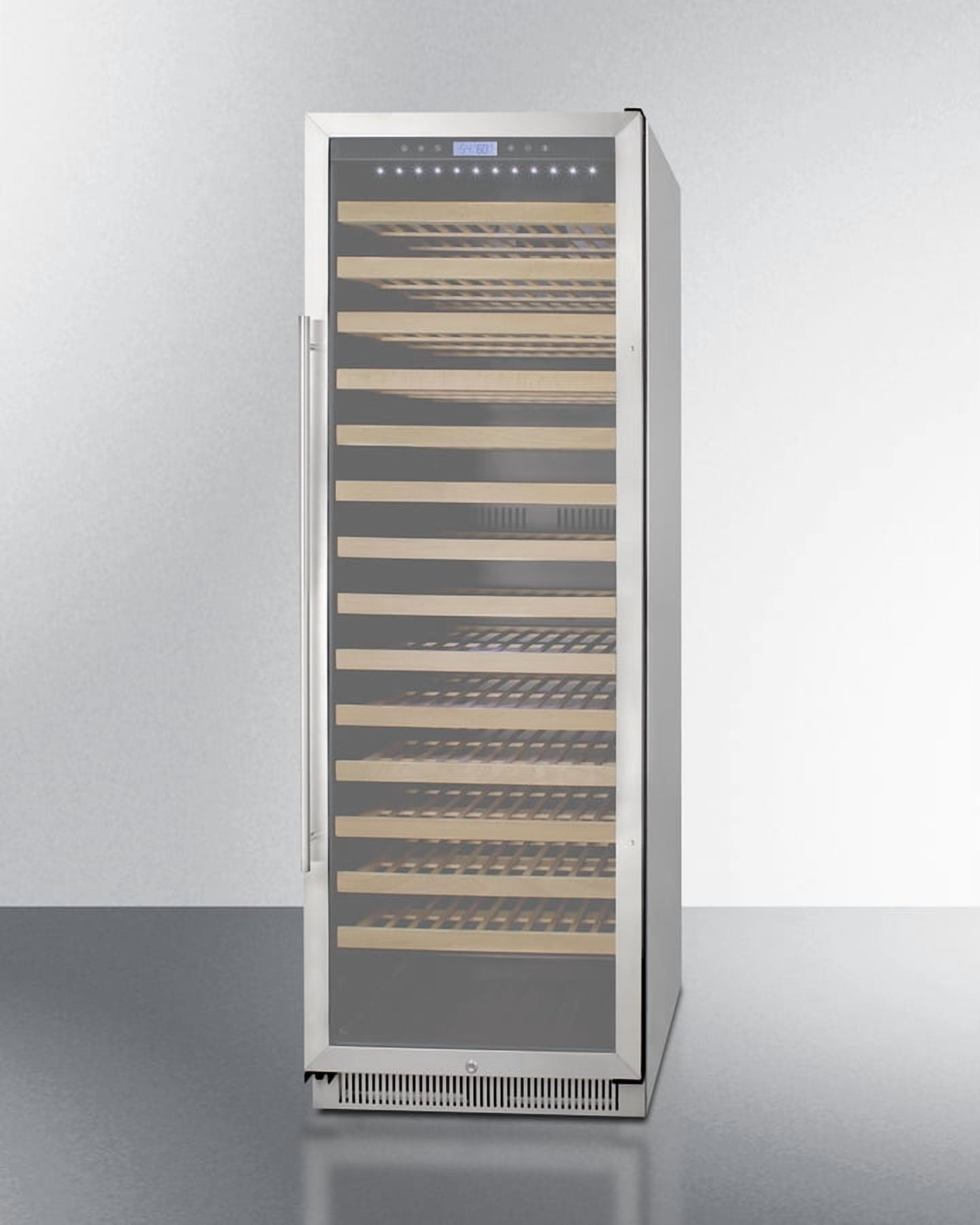 Summit Swc1926bc 24 In Wide 165 Bottle Capacity Built-In / Free Standing Wine Cooler -
