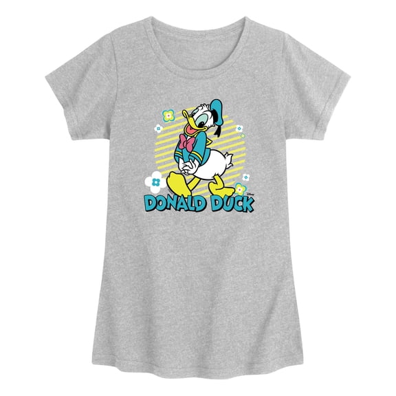 Disney - Donald Duck - Toddler Girls Fitted Short Sleeve T-Shirt