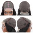 thumbnail image 3 of Transparent Lace Frontal Wig Human Hair 4x4 Human Hair Wigs for Women Pre Plucked Lace Front Human Hair Wig, 3 of 7