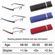 thumbnail image 5 of Gafas transparentes, gafas de lectura de media montura para hombres y mujeres, ligeras, 5 of 5