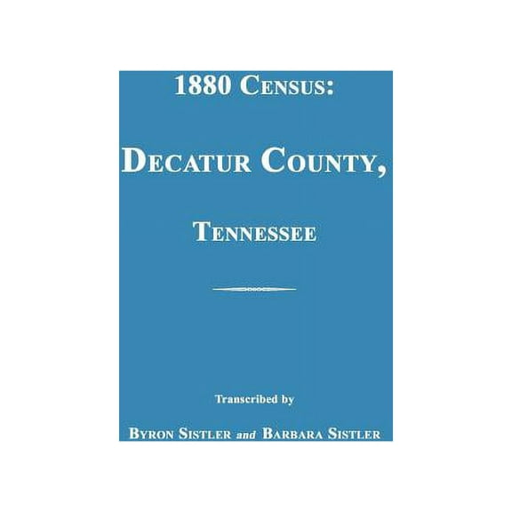1880 Census, Decatur County, Tennessee