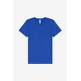thumbnail image 3 of BELLA+CANVAS Adult V Neck Personalized T-Shirt, Create your own Designs, True Royal, XXlarge, Unisex, 3 of 4